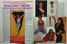 TIFFANI-AMBER THIESSEN =   3 PAGES 1992 French CLIPPING  (FREE SHIPPING)