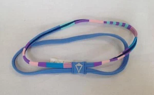 Ivivva lululemon blue narrow pink purple stretch headband cheer tumbling dance - Picture 1 of 1