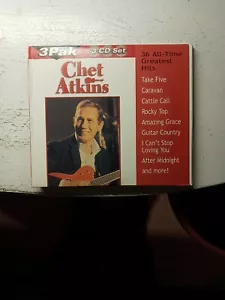 Chet Atkins 3Pak 3 CD Set 36 Greatest Hits Used (B14) - Picture 1 of 5