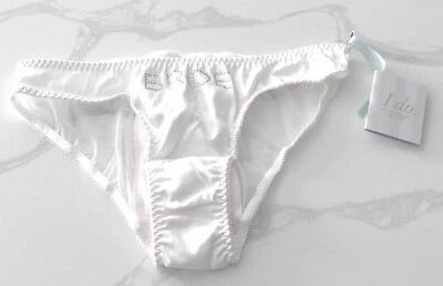 Victoria's Secret Sexy Little Things Cheekini Panty Blanco NOVIA Foto 1 de 2