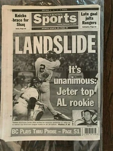 NY Daily News November 5 1996 - It's Choose Day - Landslide Jeter Top AL Rookie  - Picture 1 of 8