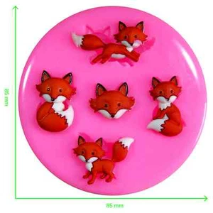 Molde de silicona Mr Fox 'You're so Foxy' de Fairie Blessings - Imagen 1 de 6