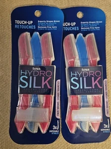 Schick Hydro Silk Touch-Up Exfoliating Dermaplaning Tool Facial Razors 3 Count A - Picture 1 of 2