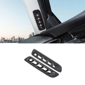 Carbon Fiber Front Upper Air Outlet Vent Cover Trim For Mazda 6 Atenza 2020-2024 - Picture 1 of 6