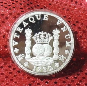 Piefort 1987 Mexico Silver 10oz  Mintage 200 Very Rare Perfect Mirror Surface - Picture 1 of 4