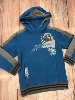 Catimini Boys Hoodie Jacket Hooded Sweater Pullover Fleece Sz 8 Blue - Image 1 of 4