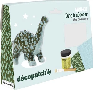 Décopatch Bastel Set Pappmaché Mini Dinosaurier ideal für Kinder, 3,5x19 x13cm - Bild 1 von 6