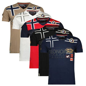 T-shirt GEOGRAPHICAL NORWAY maglia JARADOCK Maniche Corte Short Sleeves Uomo