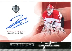 2012-13 UD Ultimate Collection Rookie Signatures Autograph US-JA Jake Allen - Picture 1 of 1