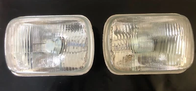2x Scheinwerfer H4 Hauptscheinwerfer Umbau Fiat 126 127 128 Yugo Koral Zastava - Bild 1 von 3