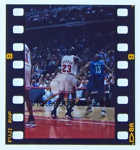 Foto transparente Michael Jordan 1998 original vintage 35 mm MJ Air Last Dance - Imagen 1 de 1