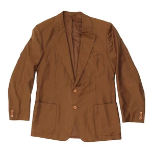 Ermenegildo Zegna Blazer Jacket | Vintage High End Luxury Designer Brown Suit - Picture 1 of 3