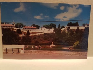 Vtg. Mackinac Island Michigan~Old Fort Mackinac~Father Marquette Memorial~1960 - Picture 1 of 3