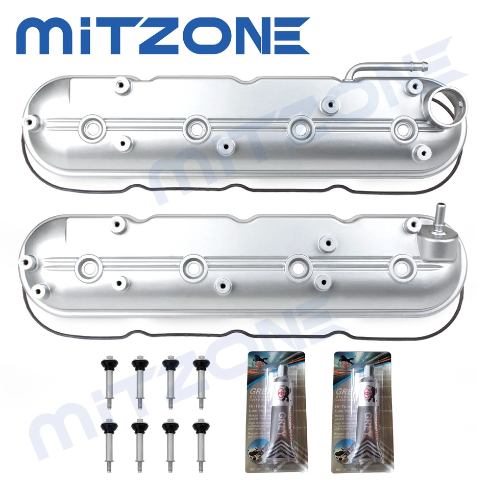 2PCS Valve Cover Set for 2009-2013 Chevy Corvette Silverado GMC Sierra 1500 V8🚗 - Image 1 of 4