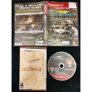 SOCOM 3: U.S. Navy SEALS -GH - Playstation 2 (PS2) Completo, CIB, Manual incl... - Imagen 1 de 2