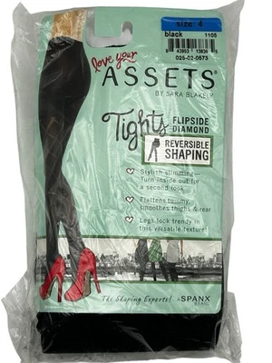 Medias Spanx Love Your Assets de Sara Blakely- Diamante Laterales Abatibles Talla 4 Nuevas con Etiquetas Foto 1 de 4