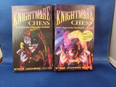 Steve Jackson Games Knightmare Chess 2 & Second Edition Sets with Boxes **READ** - Image 1 of 4