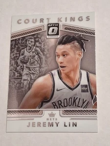 2017 JEREMY LIN DONRUSS OPTIC COURT KINGS NBA CARD #19 NETS NY KNICKS LINSANITY - Picture 1 of 2