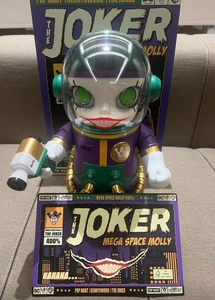 POP MART 400% MOLLY MEGA SPACE Joker Brand New Unopened - Picture 1 of 3