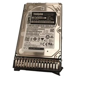 Lenovo 1.2TB 10K SAS 2.12Gbps 2.5" Hard Disk Drive 7XB7A00027 00YK016 with Caddy - Afbeelding 1 van 3
