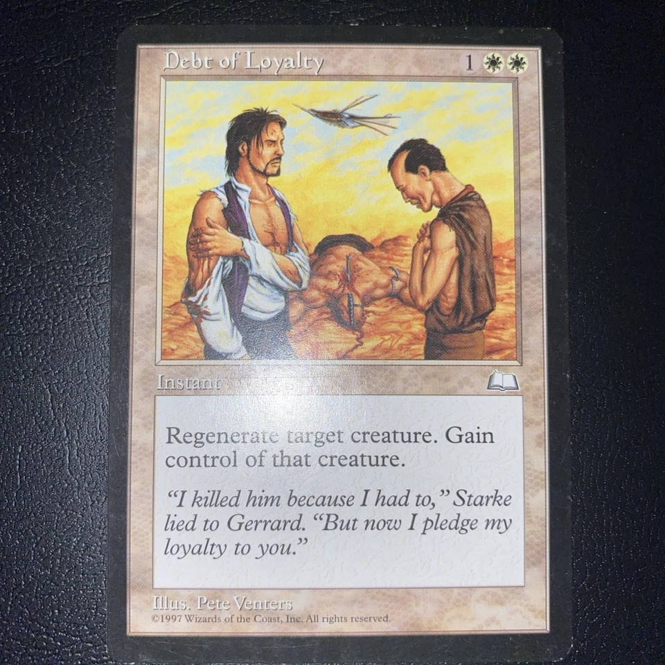 English - MTG Debt Of Loyalty - LP - Weatherlight - Image 1 of 1