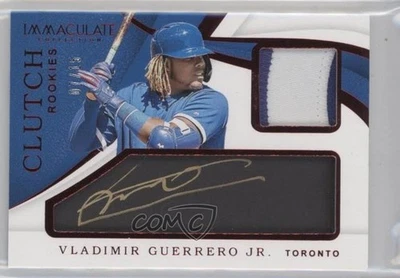 2019 Panini Immaculate Clutch Rookies Red 7/15 Vladimir Guerrero Jr Auto RC - Image 1 of 3