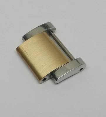 Reloj Hombre Auténtico Movado Elliptica 84 C1 1481 2 Dos Tonos Acero Inoxidable Eslabón 19mm Foto 1 de 3