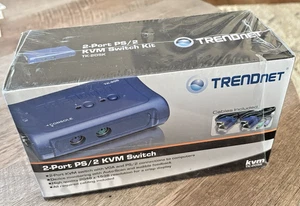 TRENDnet TK-205K KVM 2 puertos PS/2 con cables - NUEVO - Imagen 1 de 7