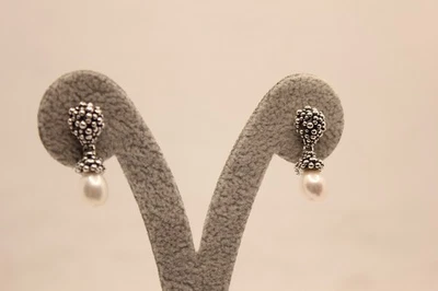 ORECCHINI ARGENTO DONNA BOLLICINE PERLE ACQUA DOLCE MM 8 BRUNITI EXPLOIT - Immagine 1 di 3