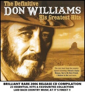 Don Williams - Essential Ultimate 23 Greatest Hits Collection - Country Music CD - Picture 1 of 3