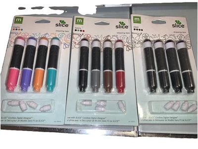 Making Memories SLICE 3 packs DrawingTips Brights ($45 msrp) FREE 1ST CLASS - Image 1 of 4
