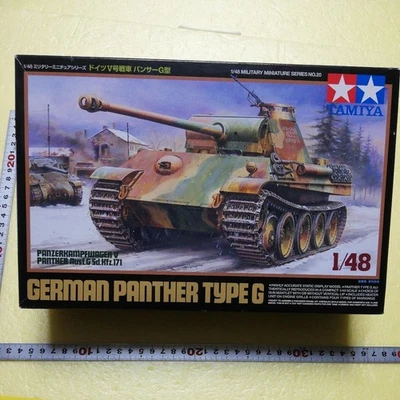 1/48 TAMIYA Tamiya Panther G tipo pressofuso telaio decalcomania 4 tipi non... - Immagine 1 di 4