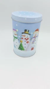 Pupazzo di Neve Natale Ciclinder Latta - Foto 1 di 4