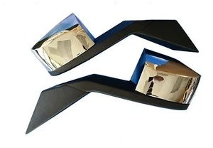 Volvo Truck Hood Chrome Mirror Set Vn Vnl 82361058 82361059 - Picture 1 of 3