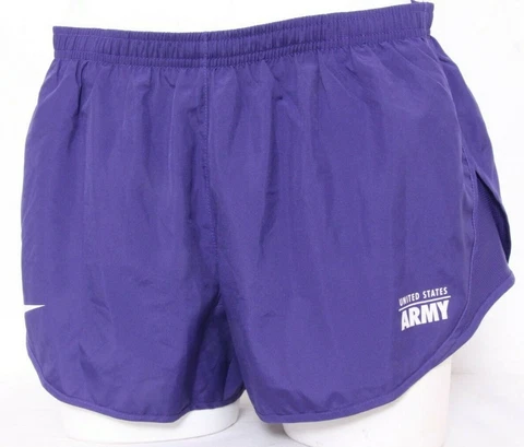 NEW United States US Army Nike Mod Tempo Dri-Fit Purple Running Shorts Women's M Cover