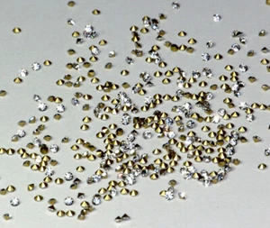 Chaton Strasssteine SS000 / PP1 0,80 -0,90 mm CRYSTAL  Stück wählbar  Point back - Picture 1 of 18