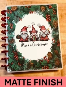 MATTE Gnomes Christmas Cover Set 4 use with Classic HAPPY Planner* - Picture 1 of 7