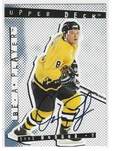 Doug Bodger 1994/95 Be A Player Autograph Card #39 Buffalo Sabres - Picture 1 of 1
