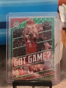 2019-20 Panini Mosaic - Got Game? Mosaic Green Prizm #23 James Harden - Picture 1 of 2