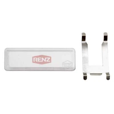 Renz Namensschild 65 x 22mm m.Feder f.Briefkastenklappe 97-9-00302 - Bild 1 von 3