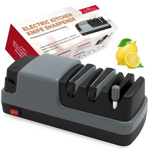 4 in 1 Electric Knife Sharpener Professional Kitchen Knife Sharpener Electric - Picture 1 of 6
