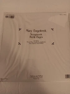 Mary Engelbreit 12,25" x12,25" weiß Sammelalbum Nachfüllseiten 12 Blatt Packung - Bild 1 von 3