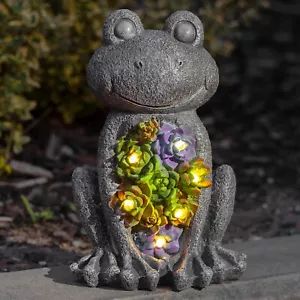 Garten Deko groß solarbetrieben Deko Frosch Tier Leuchtdeko - Bild 1 von 5
