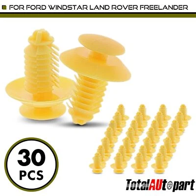 30 piezas clips de retención de panel de moldura de puerta para Ford Windstar Land Rover 9,5 mm nailon Foto 1 de 4