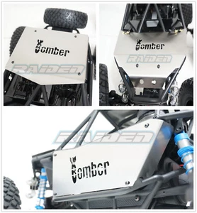 Axial RR10 Bomber 90048 90053 Stainless Steel Body Armor Roof+Side+Hood Panel - Picture 1 of 13