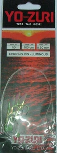 SABIKI HERRING RIG LUMINOUS Giapponese YO ZURI Y202-100 filosa TRAINA 3 ami 1/0 - Foto 1 di 1