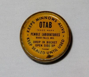 1950’s OTAB Keep Minnows Alive Longer ~ River Falls, WI ~ NOS - Picture 1 of 7
