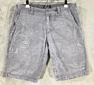 No Boundaries Chino Shorts Men's Size 36 Style NM15300T Grey Floral - Picture 1 of 11
