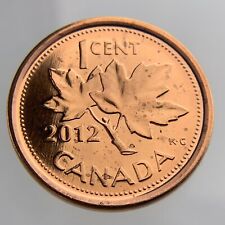 50 Roll 2012 Canada One 1 Cent Penny Uncirculated Coin Non Magnetic X971