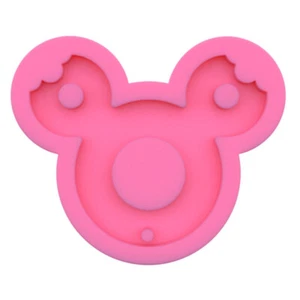Mickey Mouse Silikonform Halskette Schmuck Schlüsselanhänger Anhänger Harz Basteln Gießform - Bild 1 von 3